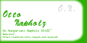 otto napholz business card